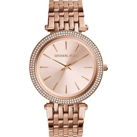 michael kors ladies gold tone bracelet watch|Michael Kors rose gold.